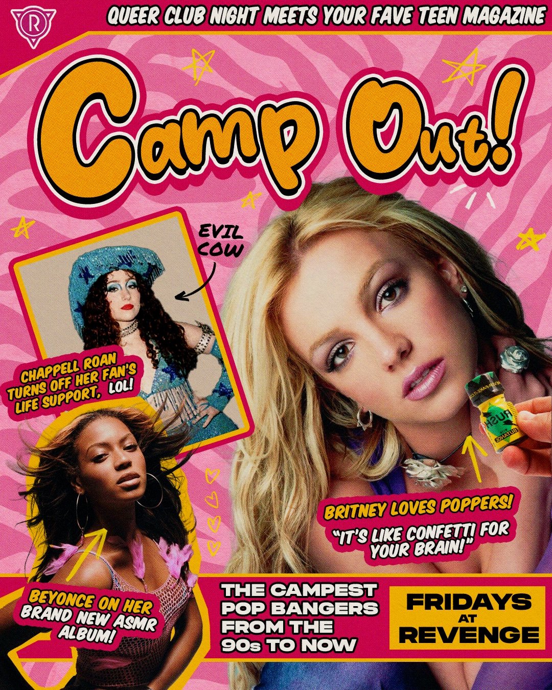 A poster for Camp Out
